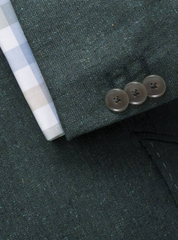 groen-jas-colbert-knopen-maatkleding