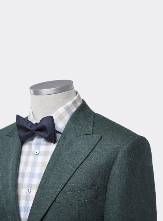 groene-jas-colbert-wol-maatkleding